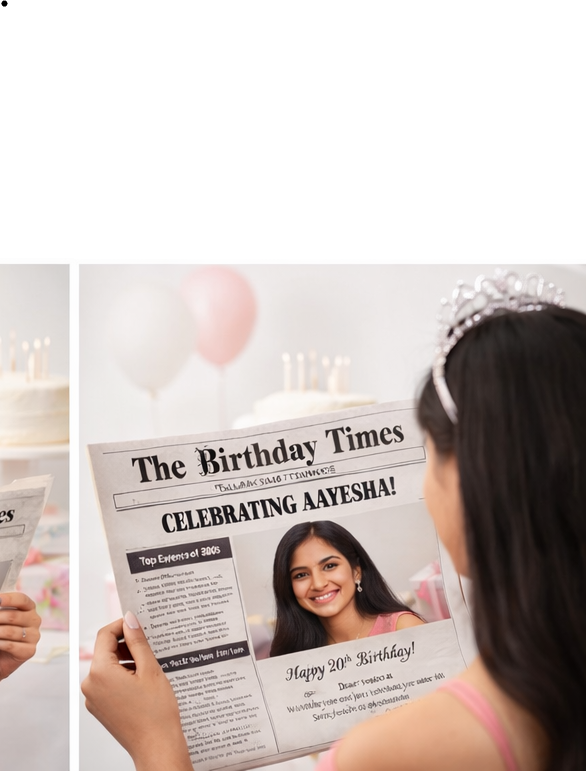 The Birthday Times – Personalised Photo Edition