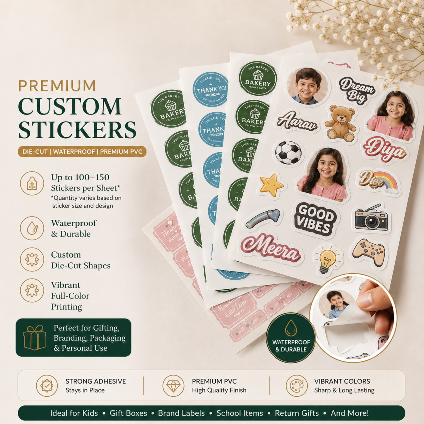 Premium PVC Die-Cut Stickers