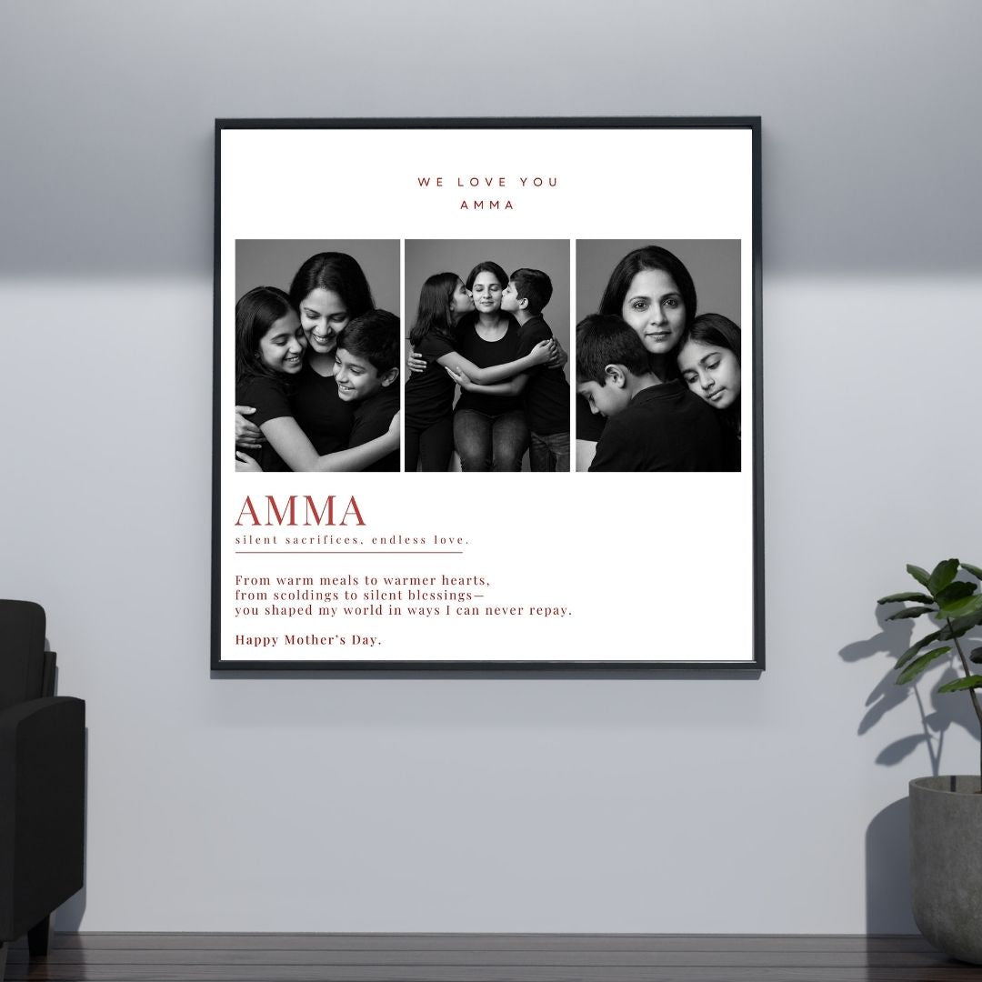 Personalized Photo Frame for Amma/Mom