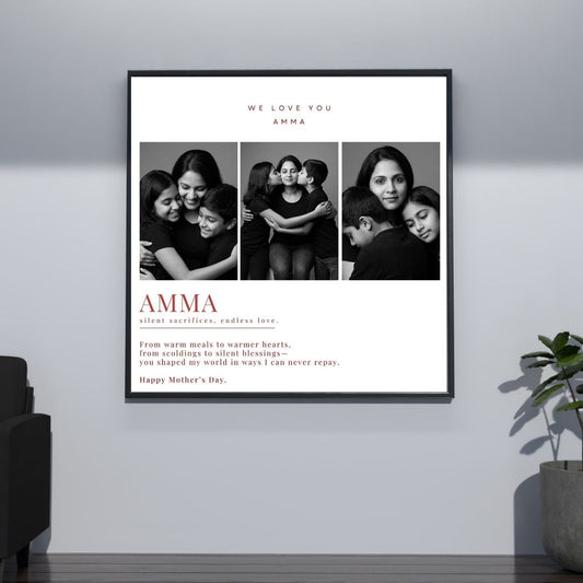 Personalized Photo Frame for Amma/Mom