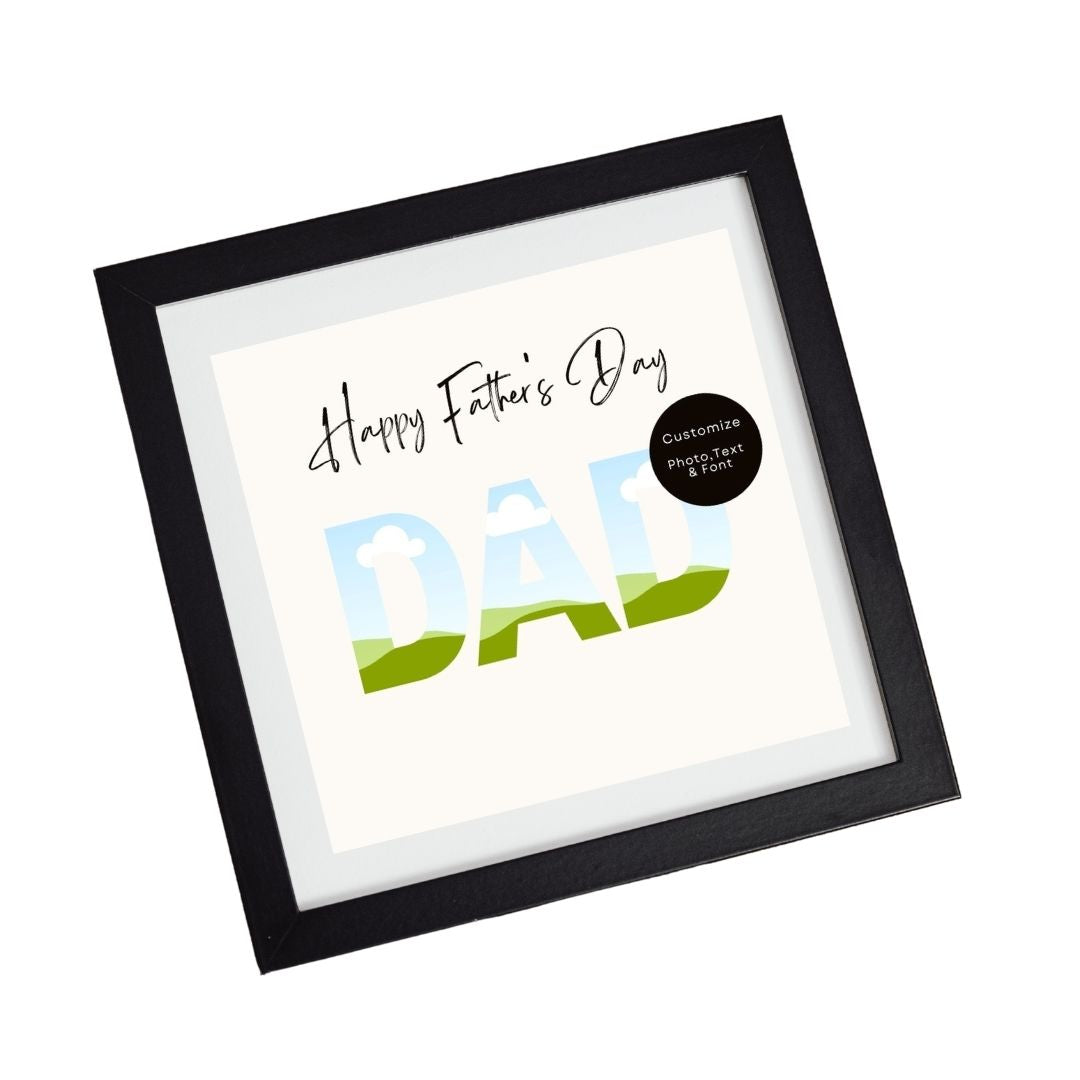 Personalized Photo Frame for Dad